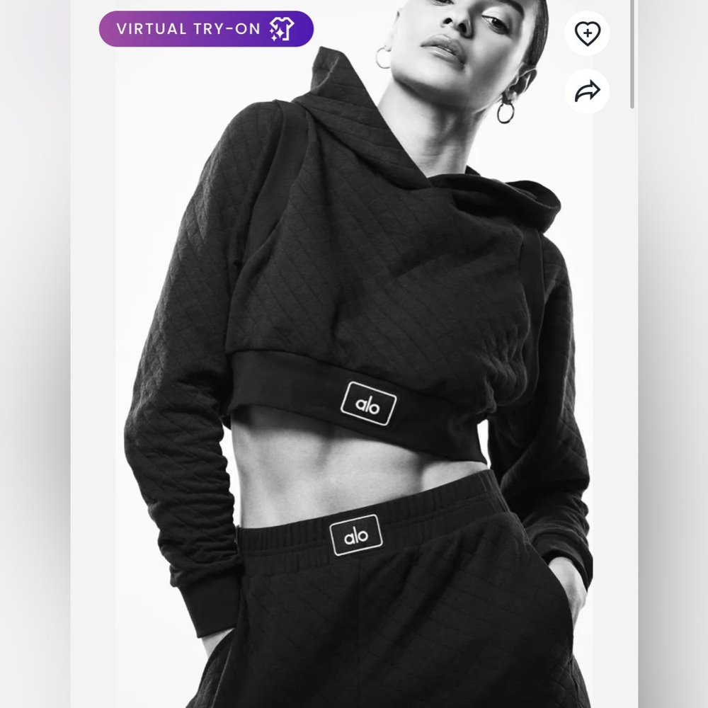 ALO Yoga Black Apparel SET